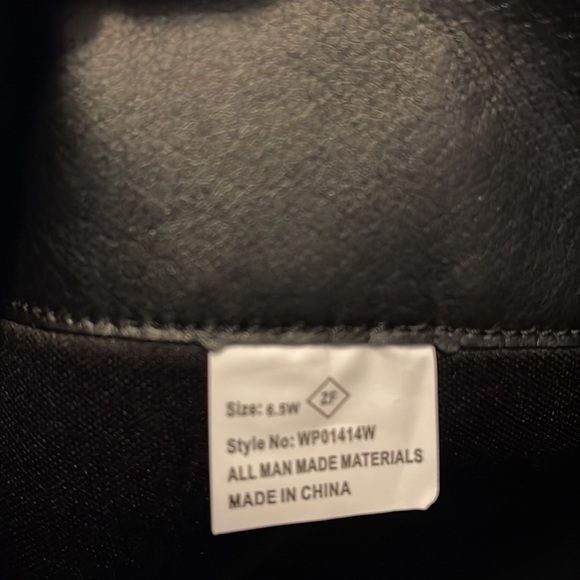 Women’s black wide calf knee boots new never worn - Picture 9 of 10